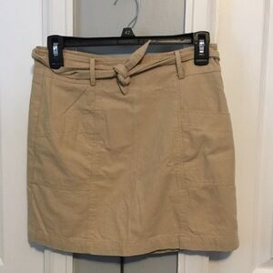 Love Riche Tan Mini Skirt